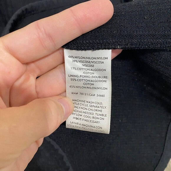 Eileen Fisher Italian Fabric Jacket Black Lined - Picture 6 of 8